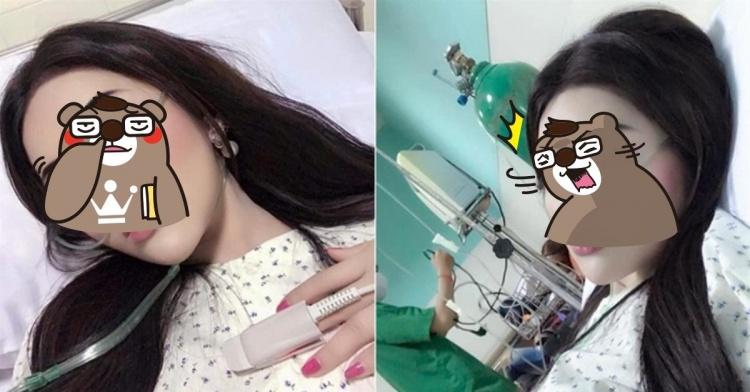 越南超正妹子...病倒在床上竟「 這個原因」讓她濃妝艷抹! 網:愛美真是女生天性