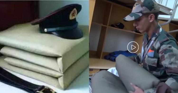 大陸當兵也搞這招!交流營外國學員「摺豆腐塊棉被摺到崩潰」網笑:我在他眼中看到絕望