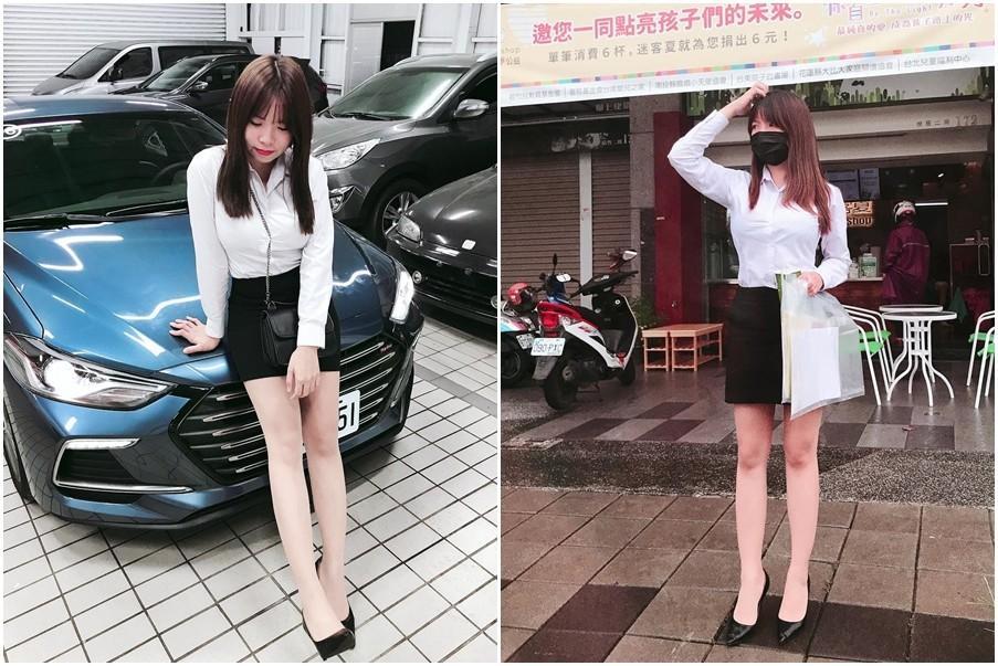 童顏美女銷售員IG曝光!「火辣G級+逆天長腿」男粉暴動衝高雄買車了