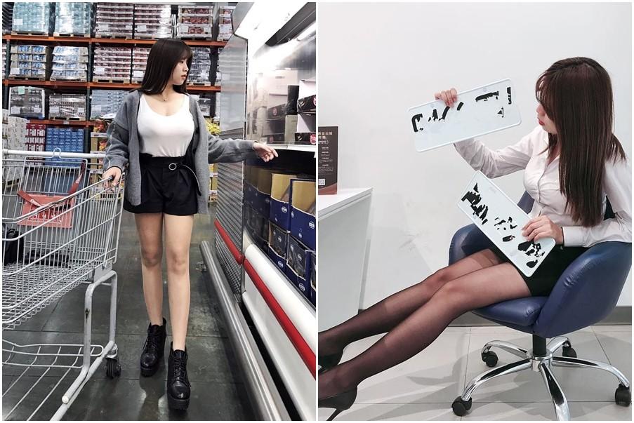 童顏美女銷售員IG曝光!「火辣G級+逆天長腿」男粉暴動衝高雄買車了